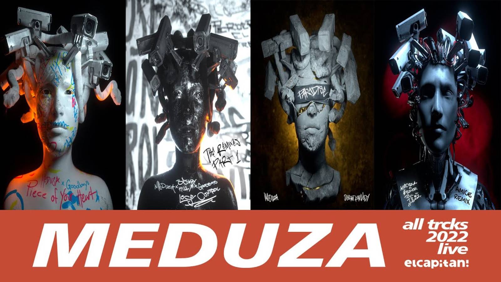 4 songs of Meduza in 1 live set (elcapitan! cover