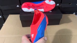 Adidas Predator Elite Laceless FG Firm Ground Soccer Cleats - Blue/White/Red