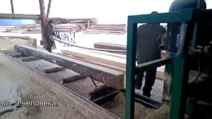 Пилорма горизонтальная с дисковыми пилами ДПА