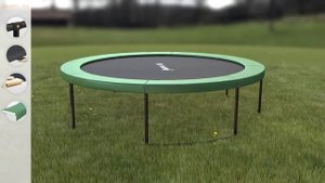 Ampel 24 - Deluxe 10ft Trampoline UK