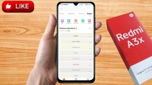 how to change font style in redmi a3x | redmi a3x font style change