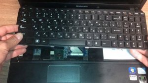 Замена клавиатуры ноутбука Lenovo g560
