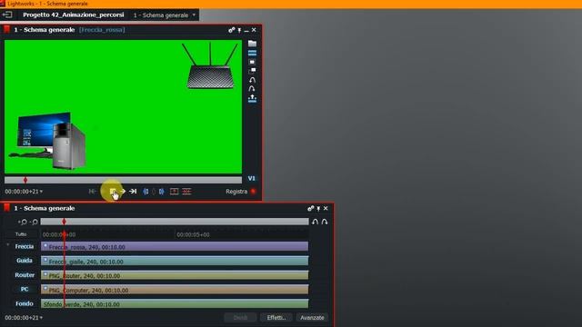 Video Tutorial Lightworks PRO N. 42: Animazione percorsi. смотреть онлайн