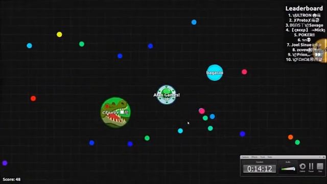 Agar.io - Los bots son Trolls смотреть онлайн