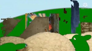 Spongebob Squarepants Mega Stampede Destroys Krusty Krab (Animated)