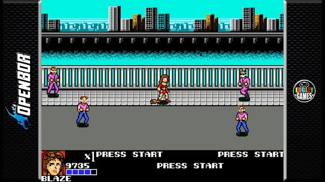 River City Ransom Infinity - Gameplay with Blaze Fielding (OpenBOR)