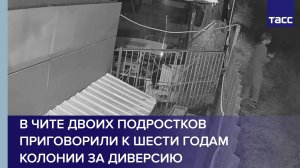 В Чите двоих подростков приговорили к шести годам колонии за диверсию