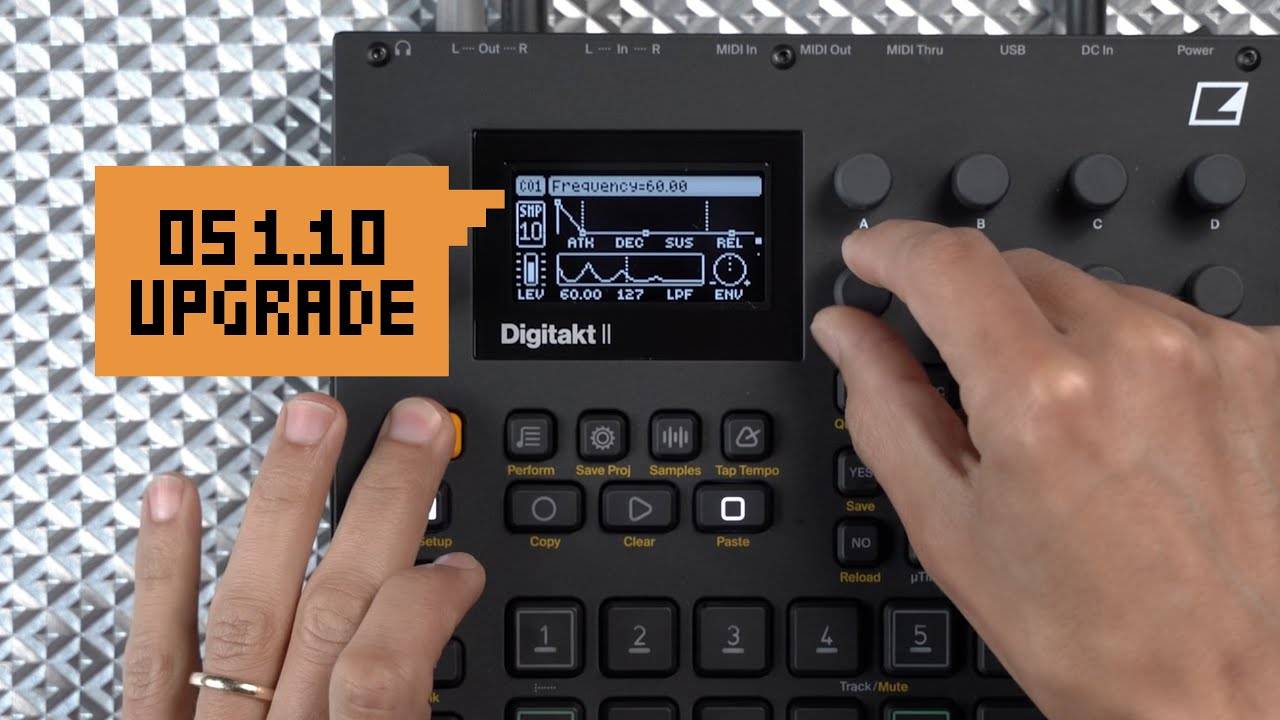 Elektron Digitakt II OS v1.10 Upgrade