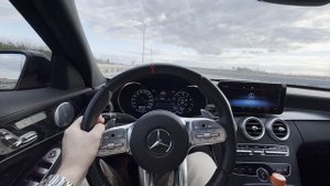 От первого лица за рулем C43 AMG