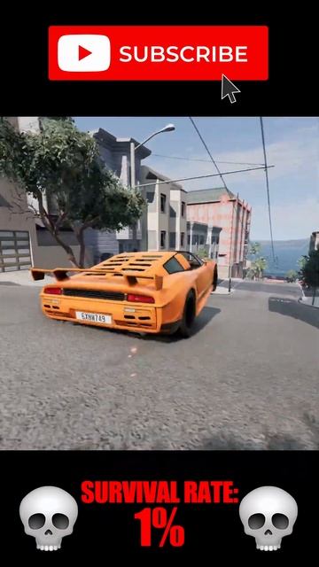 FAST RACE CAR JUMP SPLIT IN TWO! #Shorts смотреть онлайн