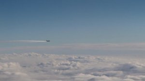 Самолет боинг 474 (Boeing 747-400) на эшелоне над Атлантикой ROADCONTROL