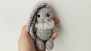 Утяжка и оформление мордочки зайке