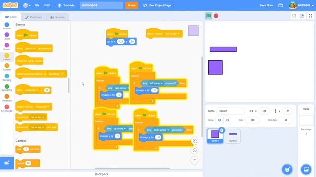 Coding for kids on Scratch with Hud EP 6 смотреть онлайн