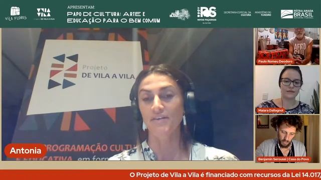 PAPO DE CULTURA: Arte e Educação para o Bem Comum смотреть онлайн