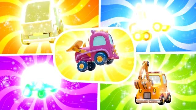 Мультфильмы для детей. Машинки Мокас и мультики про машинки. Оригами и листья в саду
