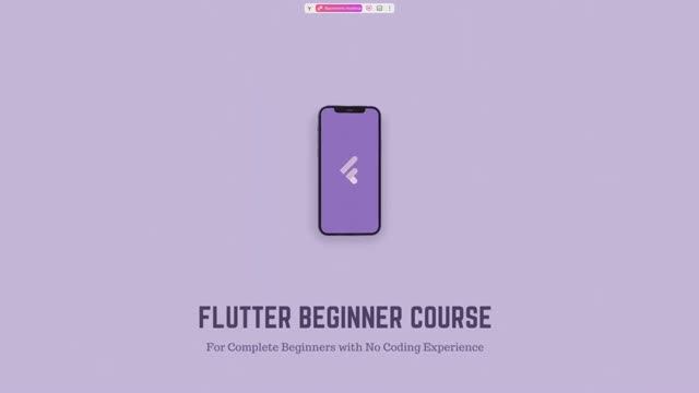 Полный курс Flutter для начинающих. Машинный перевод.
