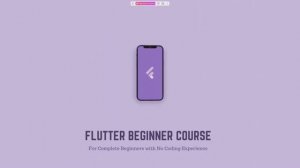 Полный курс Flutter для начинающих. Машинный перевод.
