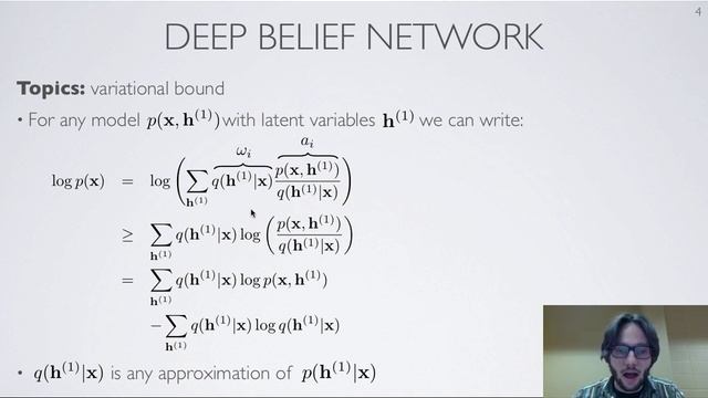 Neural networks [7.8] : Deep learning - variational bound