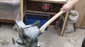 Шлифовка топорища "Кремень"