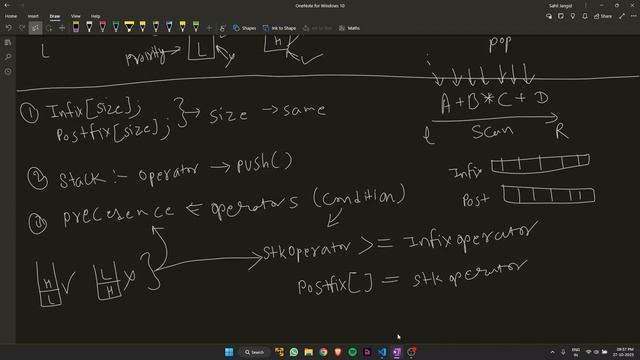 Stack | Infix to Postfix Conversion | DSA in C with implementation