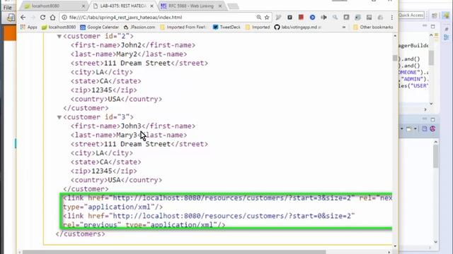 Spring 4 JAX REST HATEOAS
