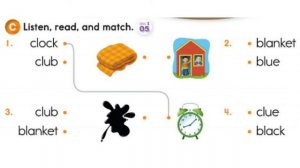 Consonant blends - bl cl