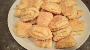 Печенье к чаю ,"творожные ушки"!👍😋