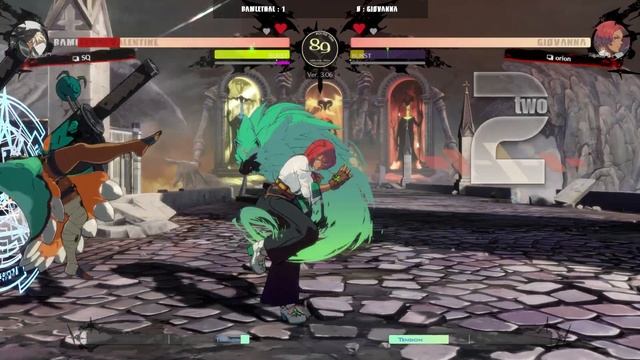 GGST | SQ (Ramlethal) VS orion (Giovanna) | Guilty Gear Strive High level gameplay