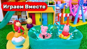 Играем в игрушки из мультика ! Игрушки Свинка Пеппа ! Играем в доктора ! Видео для детей
