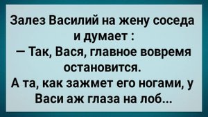 Как Василий На Жену Соседа Залез! Сборник Свежих Анекдотов! Юмор!