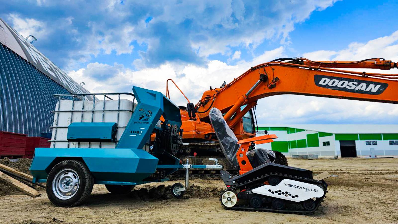 Автономная электрическая мойка высокого давления Venom POSEIDON