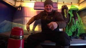 Спасая домик Чуть сам не ушел под лёд