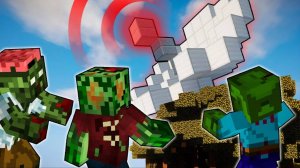 Сигнал приманивает зомби.
День 22 - Ядерный Зомби Апокалипсис в Майнкрафт