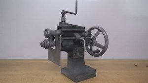Реставрация ручного вальцовочного станка 1917 года выпуска