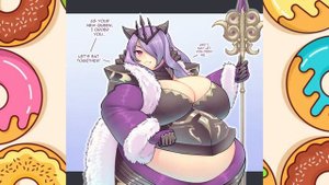 Camilla weight gain - Cómic feederism doblado (Pixiveo)