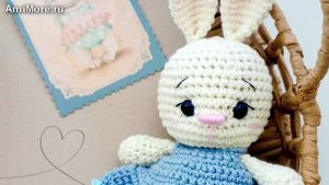 Амигуруми: схема Зайка Кнопа | Игрушки вязаные крючком