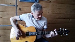 Как сыграть (зажать) на гитаре аккорд МИ минор (Em), МИ мажор (E) Кирьянов Андрей.