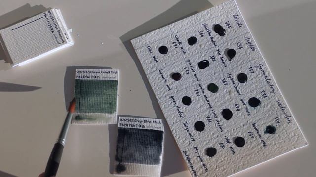 Which of the 15 granulating White Nights watercolors I end up buying?