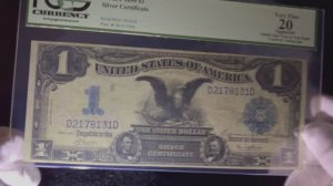 США. Silver Certificate. 1 доллар 1899 г.