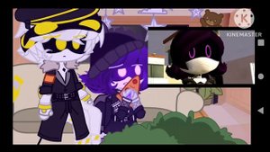 реакция 💜Узи и Эна🧡 на ✨(Murder Drones Funny Animation UZl WANTS A PlZZAAAA!!!!💗)