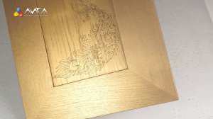 449. Отделка жидким золотом TRINITY фасада из массива дуба