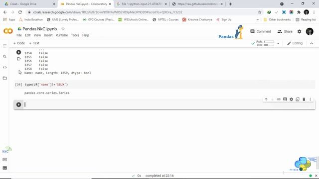 Python Pandas Tutorial | Data Analysis with Python Pandas | Python Training | NkC Swe way Technical
