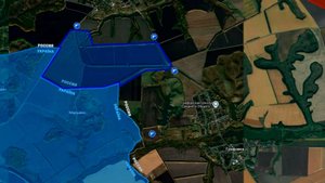 Карта боевых действий. Бои на границе Белгородской области