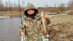 Микро джиг на микро речке