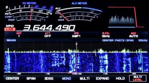 Yaesu FTdx-101D 80 метров SSB (360p)