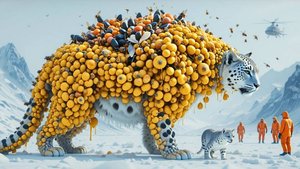 Отважный Детеныш Снежного Барса Находит Помощь Для Своей Матери, покрытой Миллионами паразитов