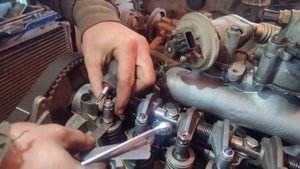 Регулировка клапанов Митсубиси педжеро 2.5 4d56