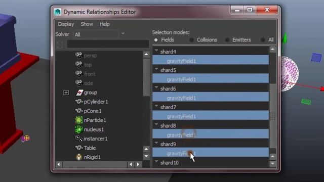 Shatter effect tutorial in Maya