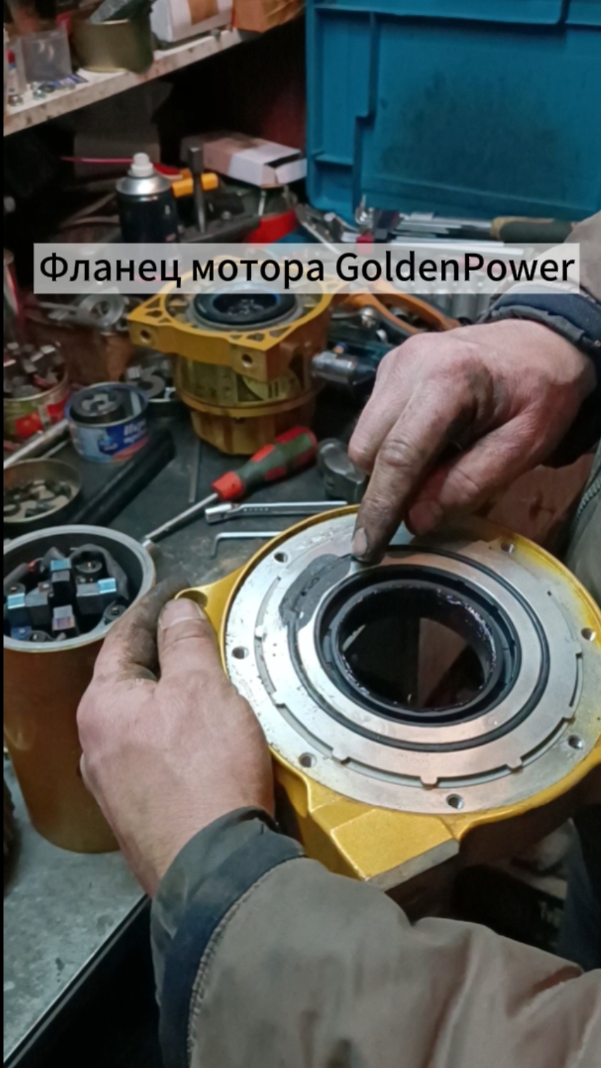 Уплотнительная резинка фланца мотора: защита от влаги в лебёдках GoldenPower и Runva EWB