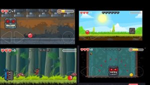 Red ball 4 gameplay walkthrough। Beating all bosses। End game Red ball 4। All bosses। full game।